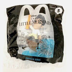 McDonald's Toy Collection 2022 The Little Mermaid #5  Prince ERIC Figure SEALED